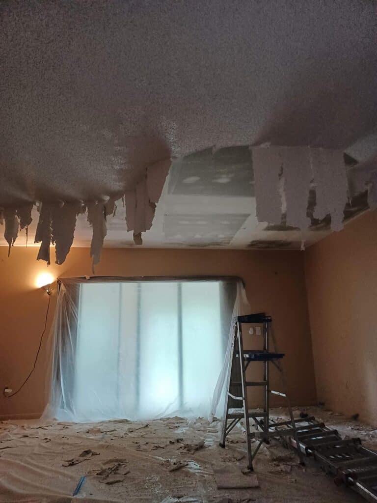 Popcorn ceiling removal near me